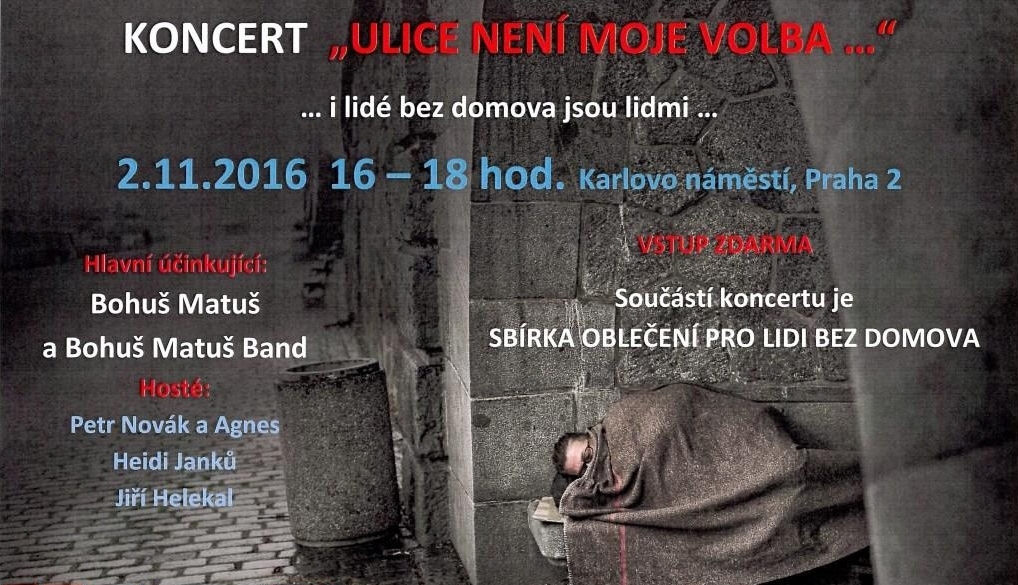 Koncert „Ulice není moje volba…“