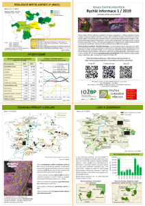 Praha životní prostředí - Rychlé informace 1/2019, pdf