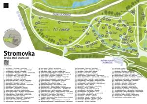 3252739_Stromy, které chcete znát - mapa - část Psí louka a Starý park, akt. 3/2021