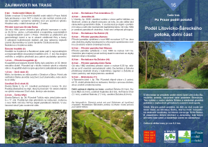 trasa č.16 - podél Šáreckého potoka, PDF verze infomateriálu (DL), v.10/2018