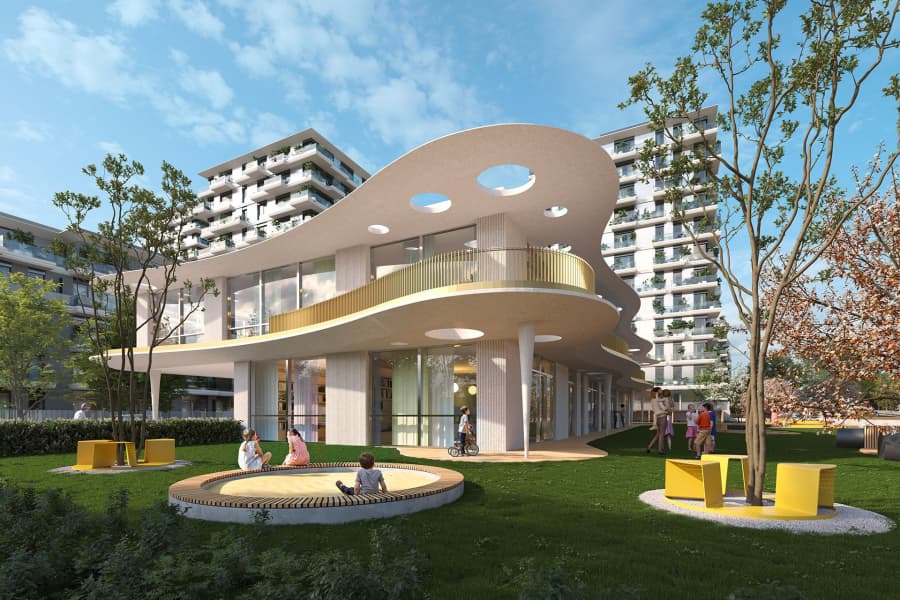 Centrum Nový Žižkov - vizualizace