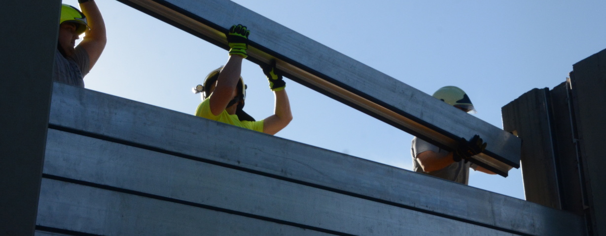 Ilustrační foto - stavba mobilního hrazení