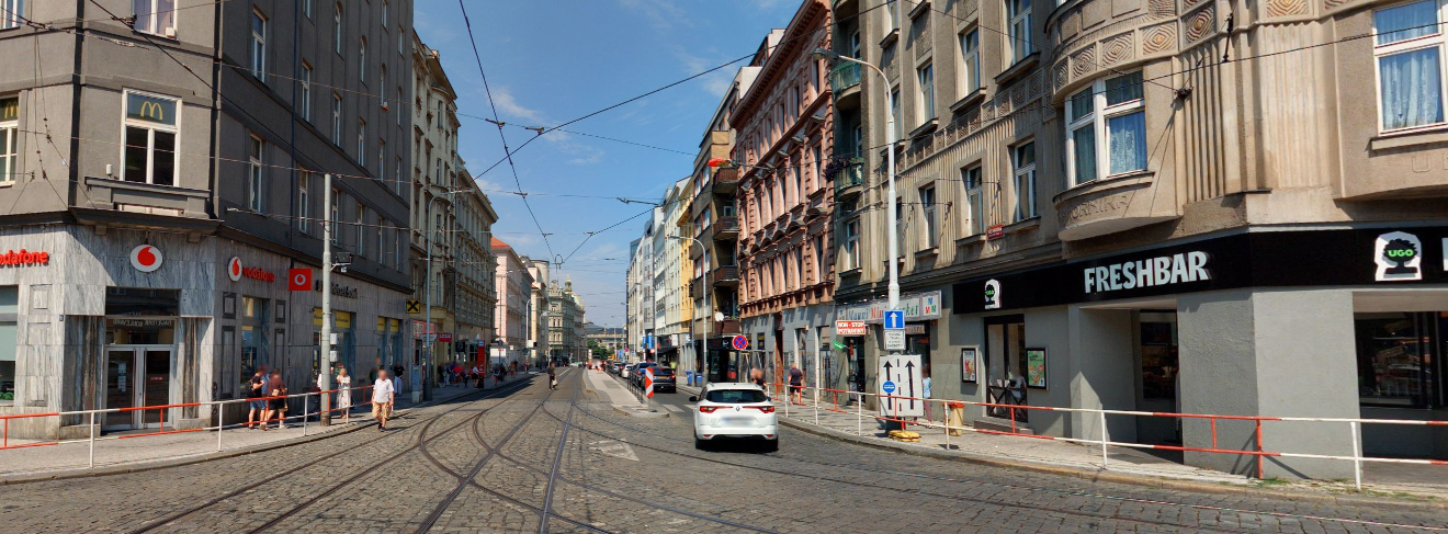 Ilustrační foto - tramvajová trať k Muzeu