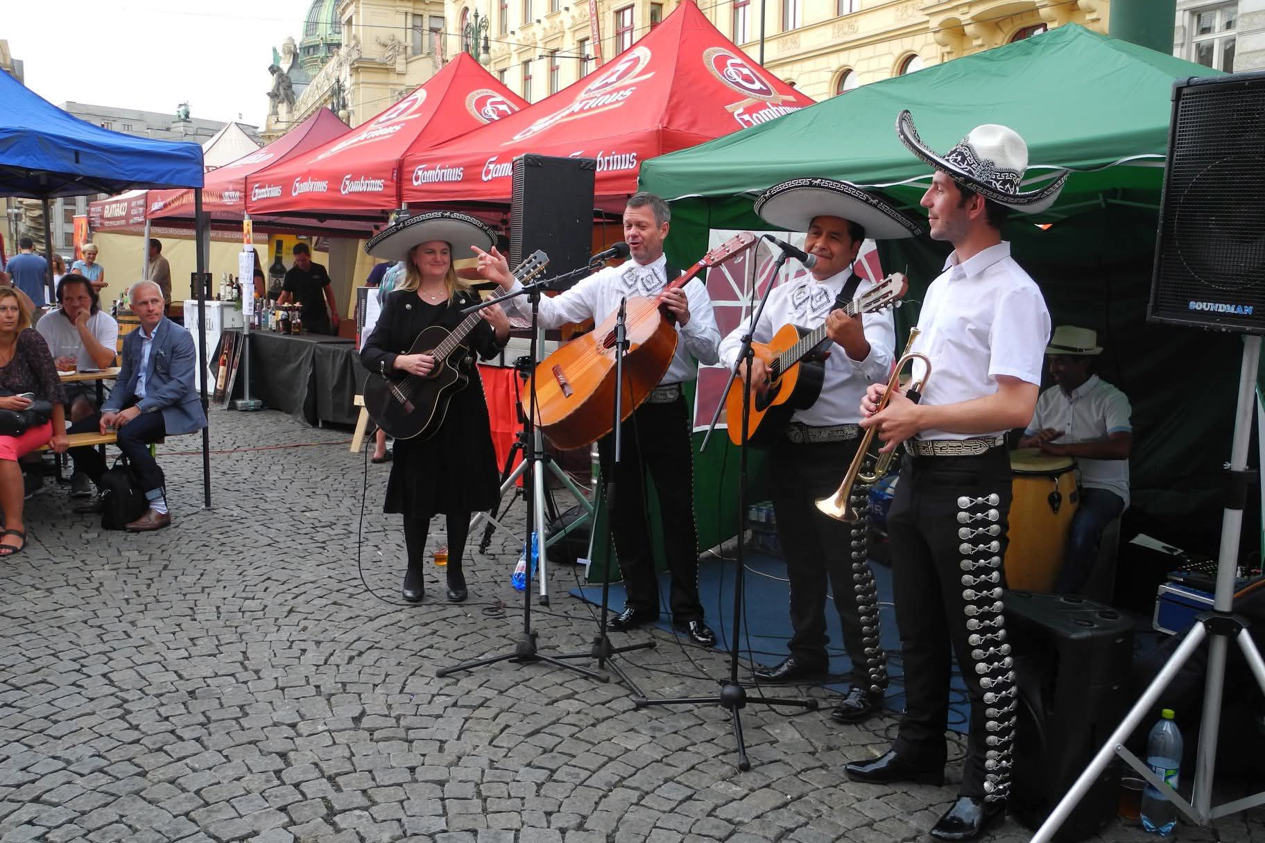 Nebude chybět ani hudba - mexické mariachi
