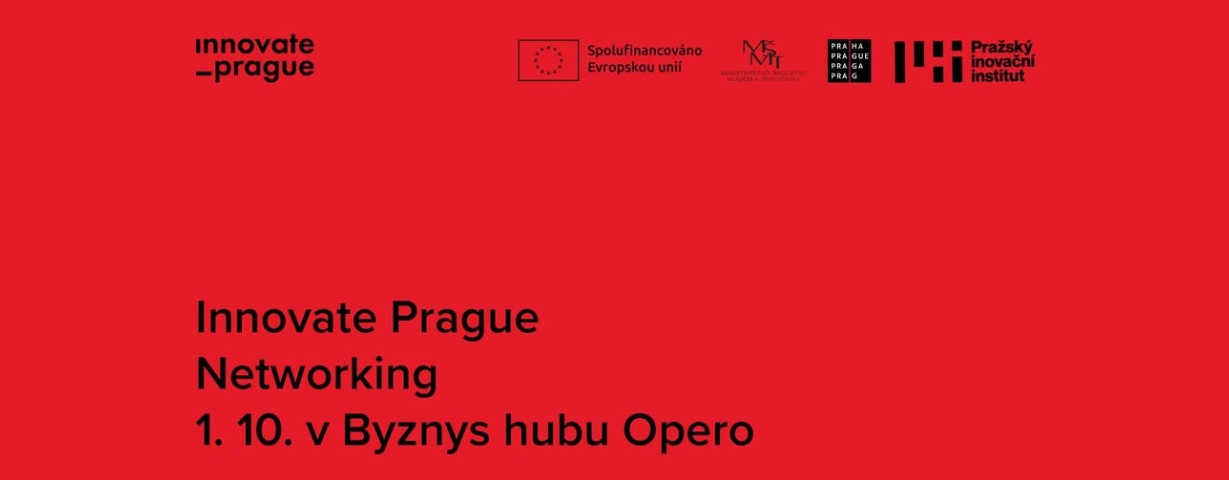 Plakát k akci Innovate Prague Networking