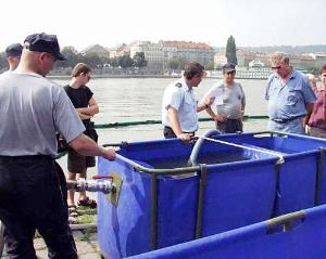 Foto - Ve sběrném bazénu se voda vyčistí...
