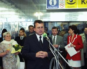 FOTO - Otevření této stanice považuje primátor za dobrý signál pro budoucnost této části hlavního města