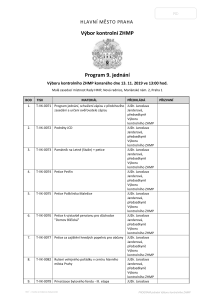Pozvánka na jednání výboru, které se koná dne 13. 11. 2019​