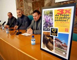 4.4.2006 &#8211; Tiskovéé konference v tiskovém centru MHMP k Trojské kartě &#8211; zvýhodněné vstupence do ZOO, Botanické zahrady a Galerie hlavního města Prahy se zúčastnili předst