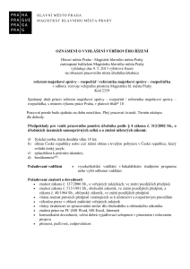 referent majetkové správy &#8211; rozpočtář / referentka majetkové správy &#8211; rozpočtářka v odboru  rozvoje veřejného prostoru