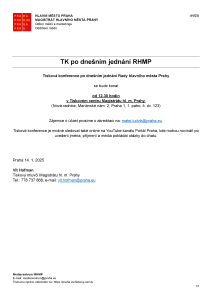 250114 - Avízo - TK po jednání RHMP