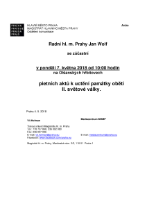 Pietní akt k uctění památky obětí II. světové války