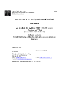 Diskuze na téma Silniční okruh pod Suchdolem a koncepce pražské dopravy