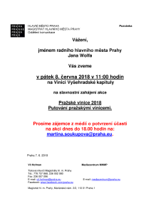 2698576_Slavnostní zahájení akce Pražské vinice 2018 Putování pražskými vinicemi