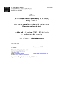 2680000_Veřejná diskuze k budoucnosti Malostranského náměstí