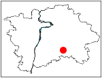 Milíčovský les - orientační poloha v Praze