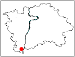 Pražské studánky - Pod Baněmi, Kamínka, orientační mapka