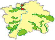 Přírodní park Drahaň - Troja - orientační poloha v Praze  