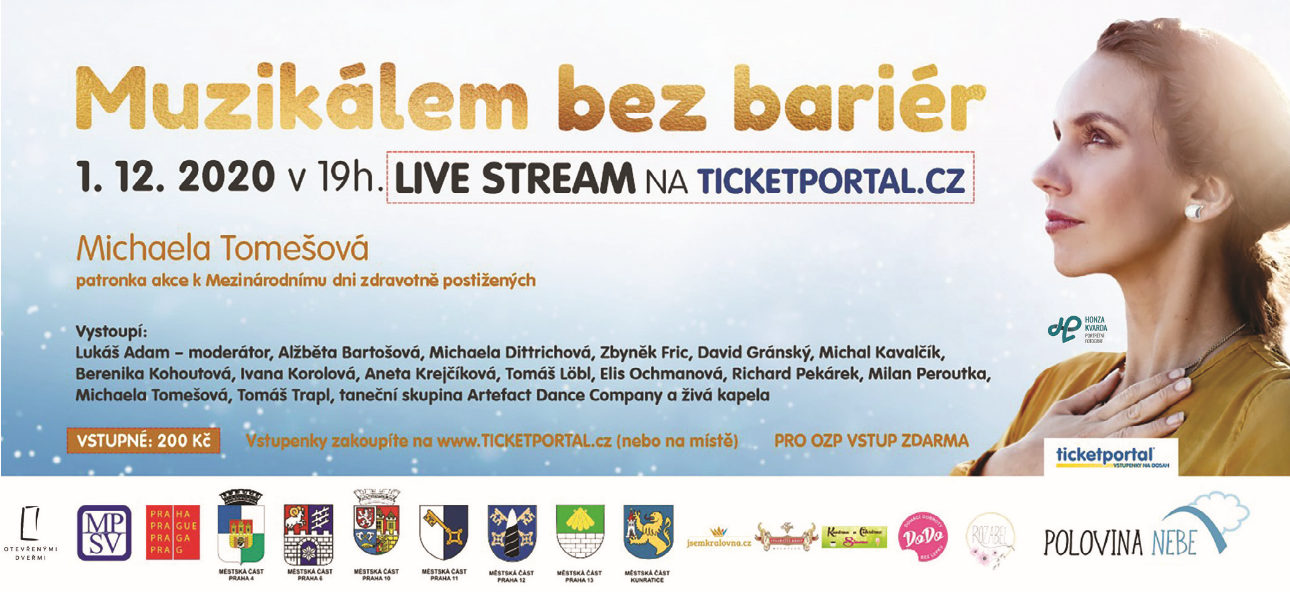 Benefiční koncert Muzikálem bez bariér