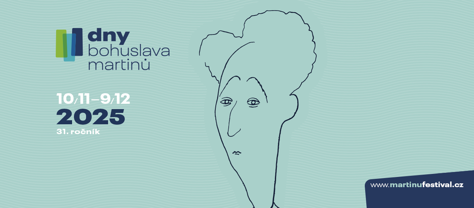 Vizuál letošního festivalu Dny Bohuslava Martinů