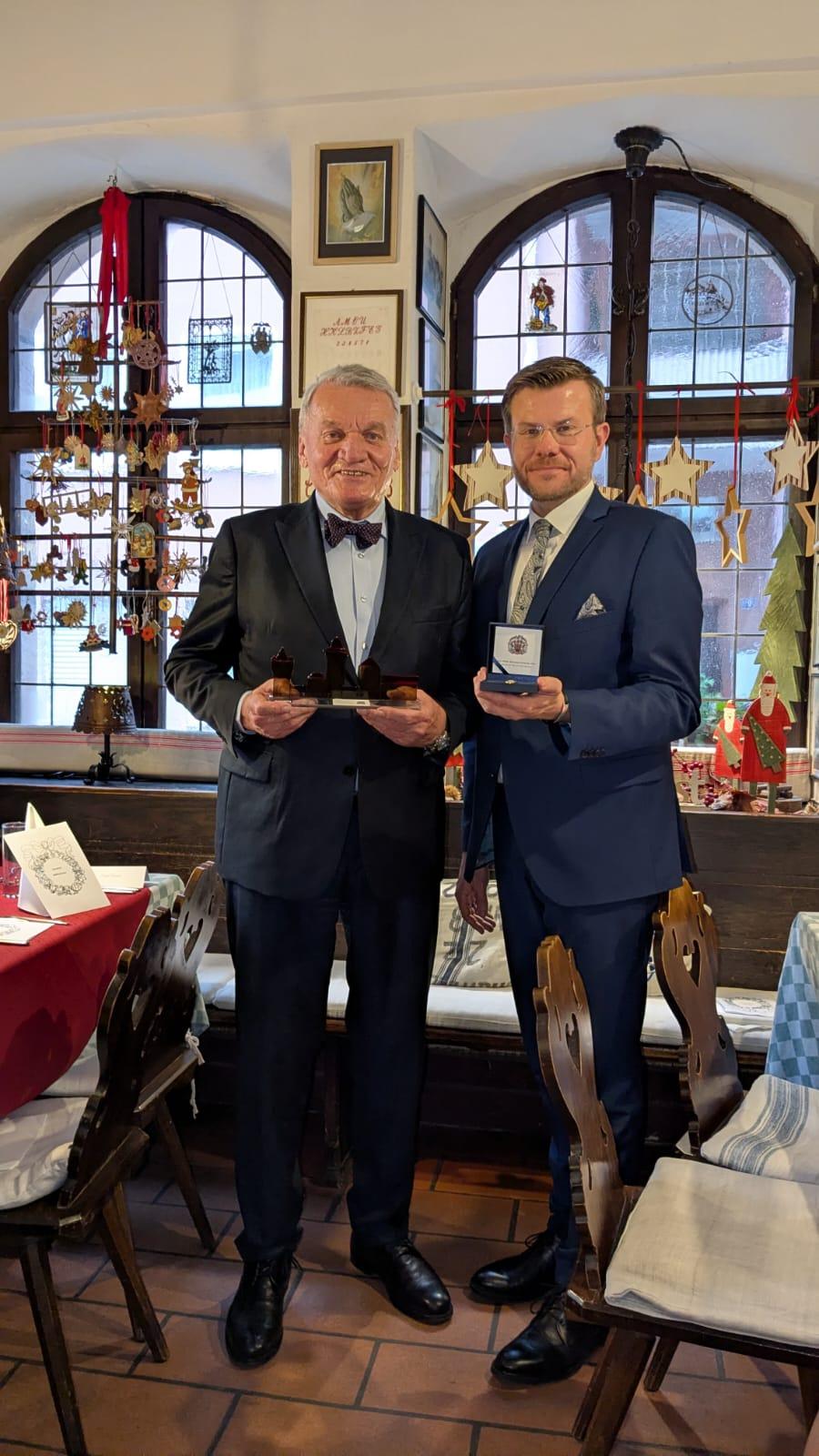 Primátor Prahy Bohuslav Svoboda a primátor Norimberku Marcus König